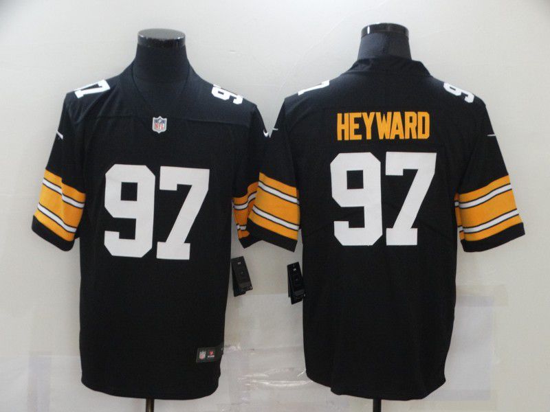 Men Pittsburgh Steelers #97 Heyward Black Nike Limited Vapor Untouchable NFL Jerseys->pittsburgh steelers->NFL Jersey